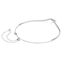 Ras-de-cou Ariana Grande x Swarovski en Métal Rhodié avec Pendentif Fleur - 30 - 44 cm. Color: blanc | Doucet Latendresse