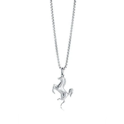 Collier avec Pendentif Cheval en Acier Inoxydable - 20