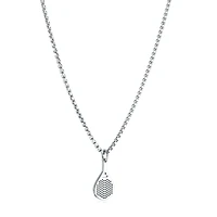 Collier avec Pendentif Raquette de Padel en Acier Inoxydable - 22