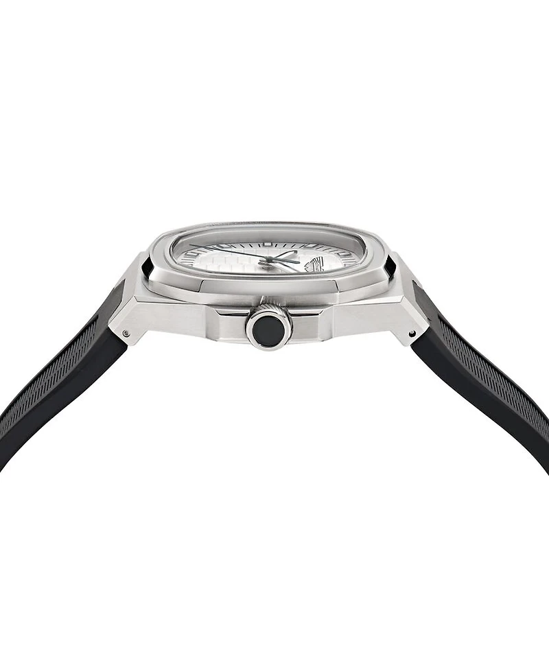 Aston Martin MTIG1F502 Stainless Steel Watch with Black Silicone Strap and Luminous Hands - 40mm | Doucet Latendresse