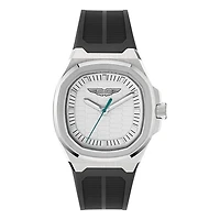 Aston Martin MTIG1F502 Stainless Steel Watch with Black Silicone Strap and Luminous Hands - 40mm | Doucet Latendresse