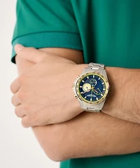 Aston Martin MTRH1F505 Watch in Two-Tone Stainless Steel with Luminous Hands - 44mm | Doucet Latendresse