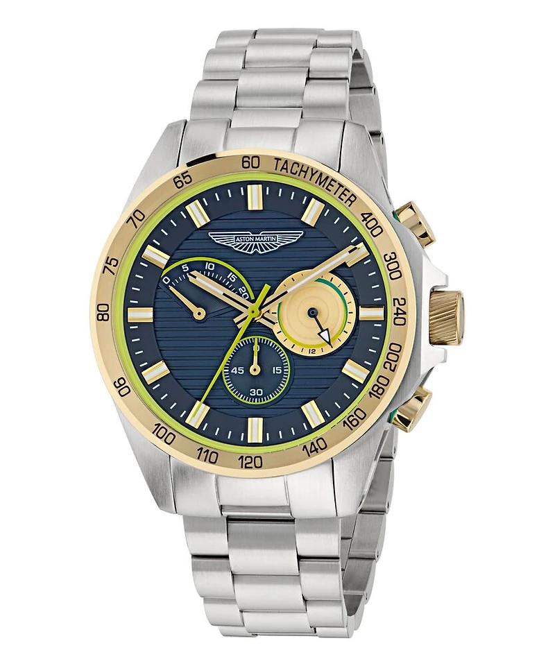 Aston Martin MTRH1F505 Watch in Two-Tone Stainless Steel with Luminous Hands - 44mm | Doucet Latendresse
