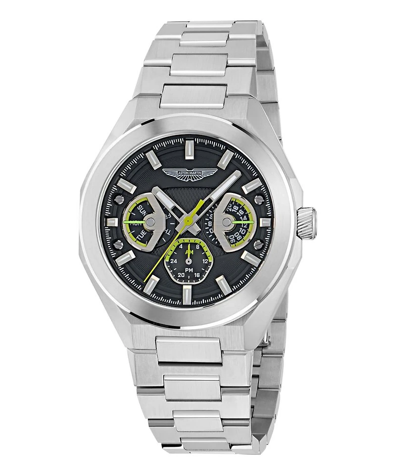 Aston Martin MTRI1F505 Watch in Stainless Steel with Luminous Hands - 42mm | Doucet Latendresse