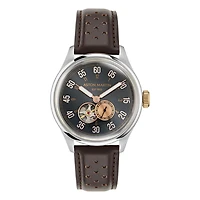 Aston Martin MTTS1F501 Stainless Steel Watch with Leather Strap - 41mm | Doucet Latendresse