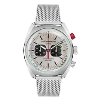 Aston Martin MTTS2F501 Watch with Stainless Steel Mesh Strap and Luminous Hands - 43mm | Doucet Latendresse