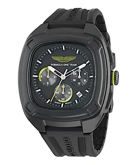 Montre Aston Martin MTFO1F505 en Plastique avec Bracelet en Silicone Noir - 44mm | Doucet Latendresse