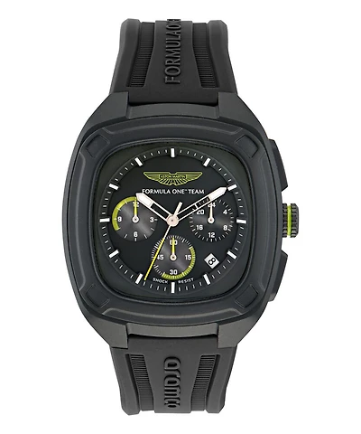 Montre Aston Martin MTFO1F505 en Plastique avec Bracelet en Silicone Noir - 44mm | Doucet Latendresse