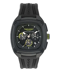 Montre Aston Martin MTFO1F505 en Plastique avec Bracelet en Silicone Noir - 44mm | Doucet Latendresse