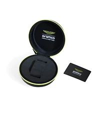 Montre Aston Martin MTFP1F503 en Plastique avec Bracelet en Silicone Vert et Jaune - 46mm | Doucet Latendresse