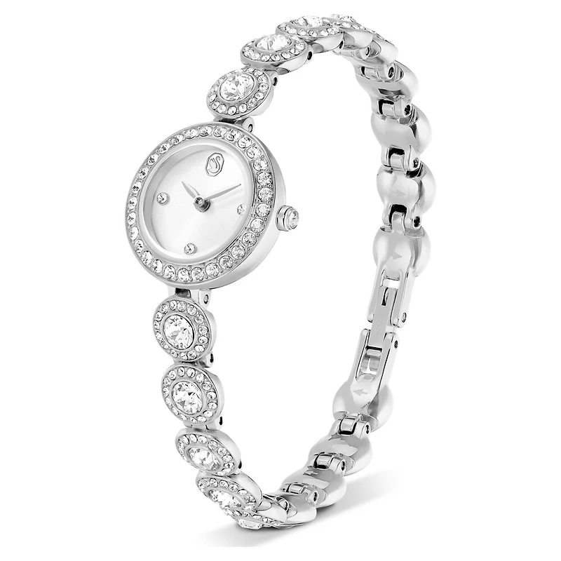 Una Angelic Watch with Stainless Steel Strap and Swarovski Crystals - 20mm | Doucet Latendresse