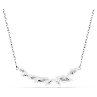Collier Mesmera en Métal Rhodié avec Zircons Cubiques - 42 - 49 cm. Color: blanc | Doucet Latendresse