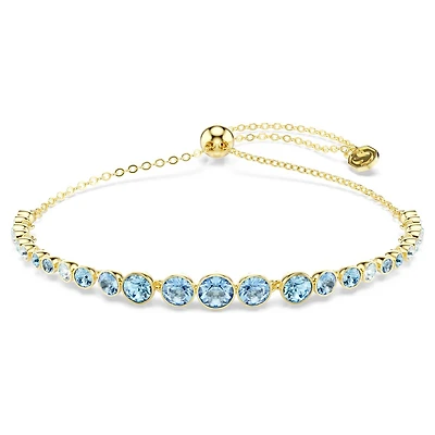 Imber Gold-Plated Bracelet with Swarovski Crystals - 24 cm. Color: yellow | Doucet Latendresse