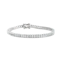 Bracelet Tennis en Argent Sterling Serti de Zircons Cubiques. Color: blanc | Doucet Latendresse