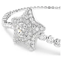 Bracelet Sublima Étoile Plaqué Rhodium avec Zircons Cubiques - 9.5