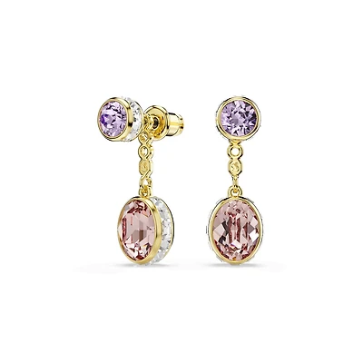 Boucles d'Oreilles Pendantes Chroma Plaquées Or - 2.3 x 1.3 cm. Color: jaune | Doucet Latendresse
