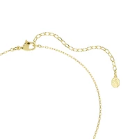 Gold-Plated Chroma Necklace with Pendant Featuring Two Swarovski Crystals - 17