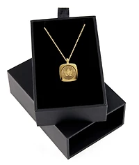Pendentif Feuille d'Érable (FÉO) en Or 24K et Chaîne en Or 18K - 18