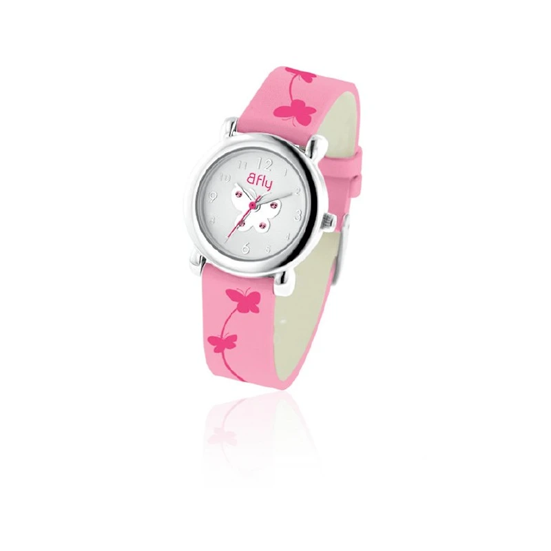 Montre BFLY avec papillons pour fillette - Octobre | Doucet Latendresse