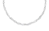 Chaîne 18'' Singapour pour dame - Argent sterling. Color: argent | Doucet Latendresse