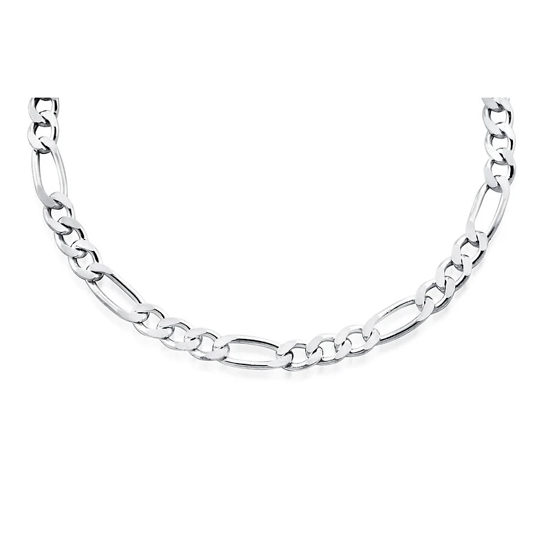 Chaîne figaro 18'' - Argent sterling. Color: argent | Doucet Latendresse