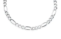Chaine Figaro 20'' - Argent Sterling. Color: argent | Doucet Latendresse