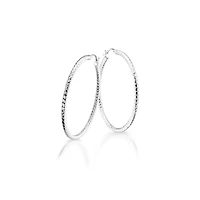 Lady's hoop earrings