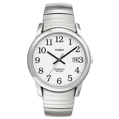 Montre Timex pour homme - Bracelet extensible en acier inoxydable. | Doucet Latendresse