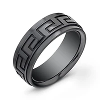 Jonc pour homme - Titane noir. Color: noir | Doucet Latendresse