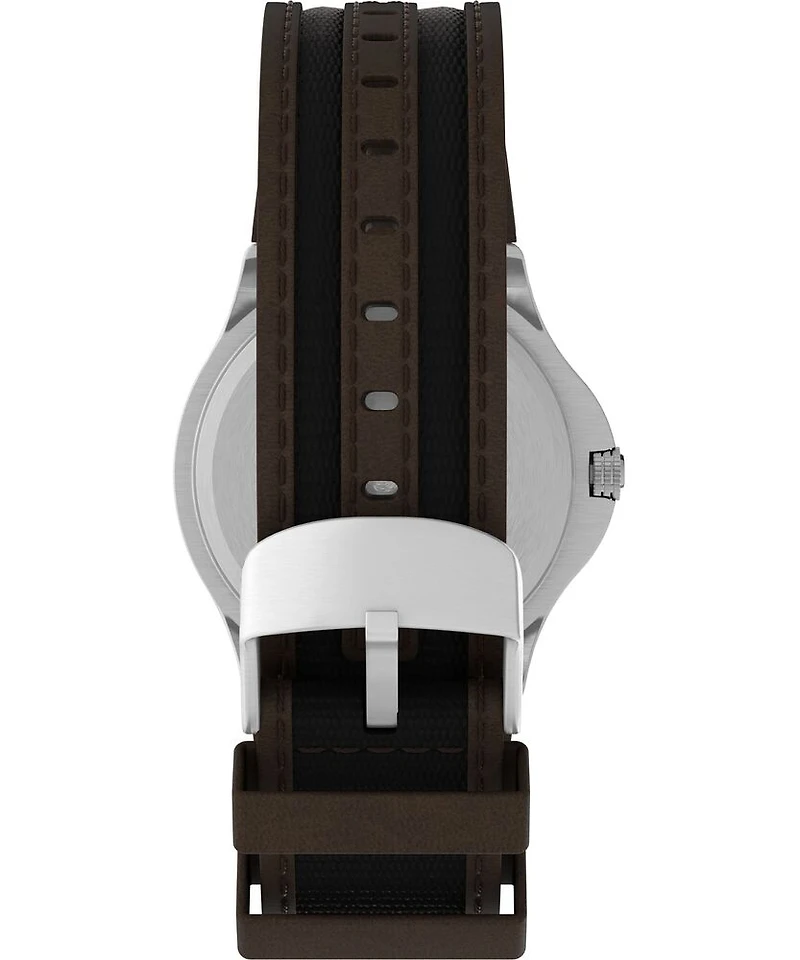 Montre Timex Expedition Metal Field avec Boitier en Laiton et Bracelet en Cuir - 40mm | Doucet Latendresse