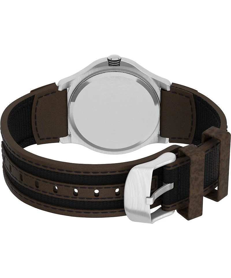 Montre Timex Expedition Metal Field avec Boitier en Laiton et Bracelet en Cuir - 40mm | Doucet Latendresse