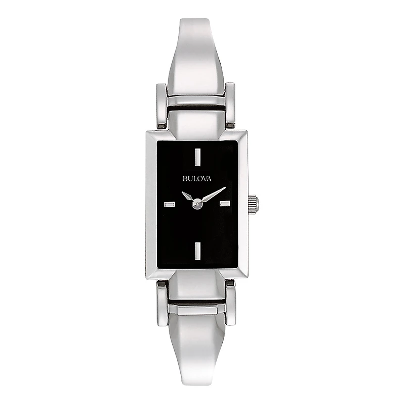 Bulova watch with quartz movement for women - Stainless steel. | Doucet Latendresse