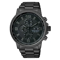 Montre Citizen Nighthawk avec Bracelet et Boitier en Acier Inoxydable - 42mm | Doucet Latendresse