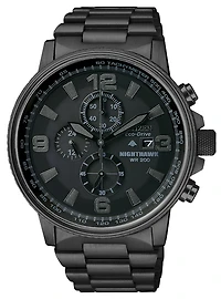 Citizen Watch Nighthawk with Stainless Steel Bracelet and Case - 42mm | Doucet Latendresse