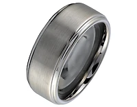 Jonc pour homme - Tungstène. Color: gris | Doucet Latendresse