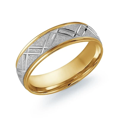 Bague classique 10K. Color: 2 tons | Doucet Latendresse