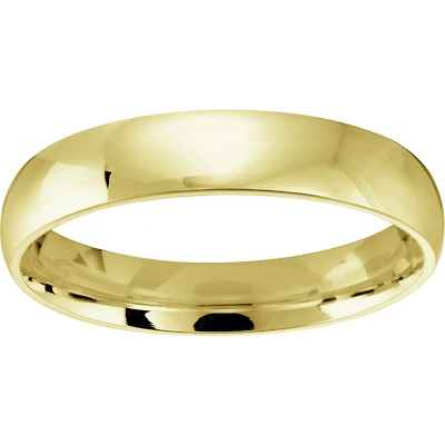 Bague rituelle 10k 4MM. Color: jaune | Doucet Latendresse