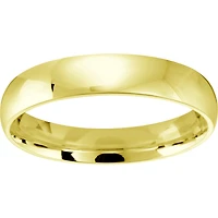 Bague rituelle 10k 4MM. Color: jaune | Doucet Latendresse