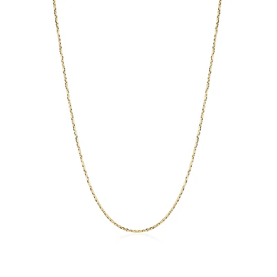 18'' Chain - 10K yellow Gold. Color: yellow | Doucet Latendresse