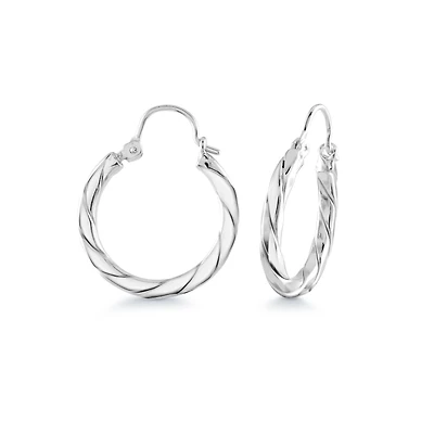 Hoop earrings - Sterling silver