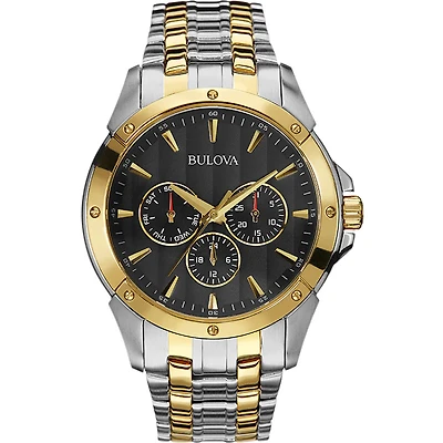 Bulova watch with quartz movement for men - Stainless steel | Doucet Latendresse
