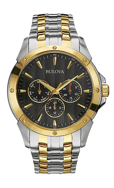 Bulova watch with quartz movement for men - Stainless steel | Doucet Latendresse
