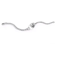 Bracelet médical 7.25'' - Acier inoxydable gravé. Color: blanc | Doucet Latendresse