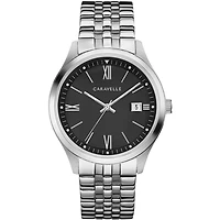 Montre Caravelle Dress avec Bracelet et Boitier en Acier Inoxydable - 41mm | Doucet Latendresse