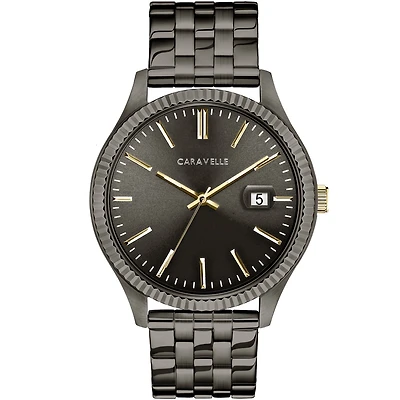 Caravelle Watch Dress with Stainless Steel Bracelet and Case - 41mm | Doucet Latendresse