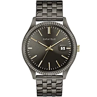 Caravelle Watch Dress with Stainless Steel Bracelet and Case - 41mm | Doucet Latendresse