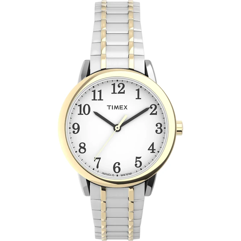 Timex Watch Easy Reader Date with Brass Case and Stainless Steel Bracelet - 30mm | Doucet Latendresse