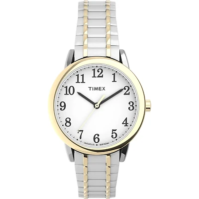 Timex Watch Easy Reader Date with Brass Case and Stainless Steel Bracelet - 30mm | Doucet Latendresse