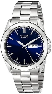 Montre Citizen pour hommes - Cadran bleu, mouvement à quartz et verre minéral | Doucet Latendresse