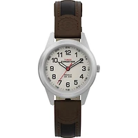 Timex Watch Expedition Field Mini with Brass Case and Leather Bracelet